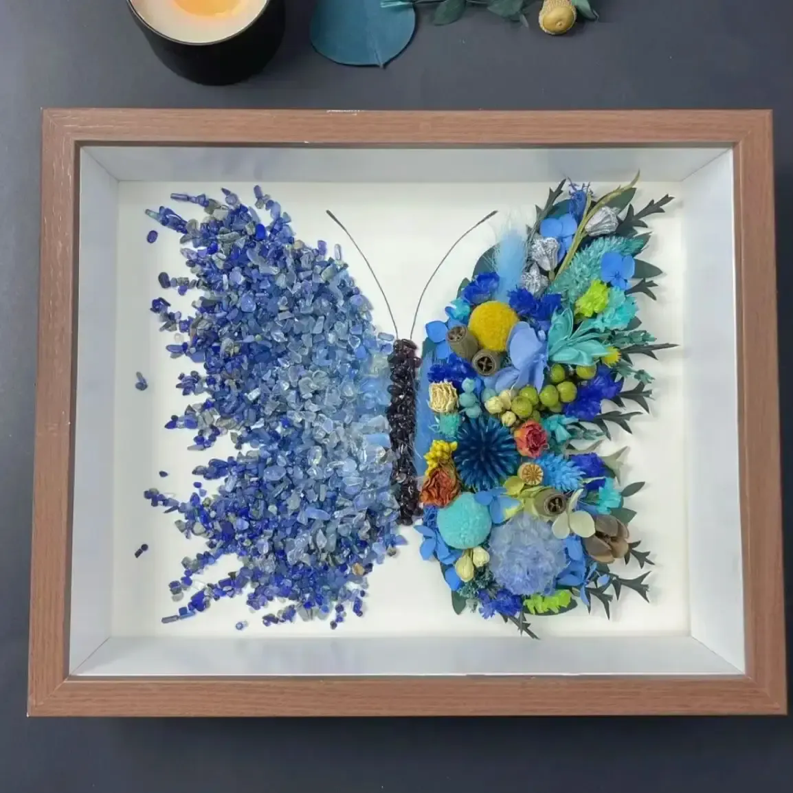 DIY Dried Flower Crystal Ornaments
