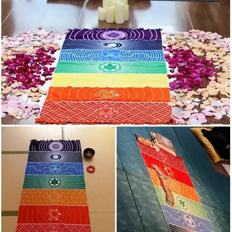 Mandala Seven Chakra Healing Tapestry