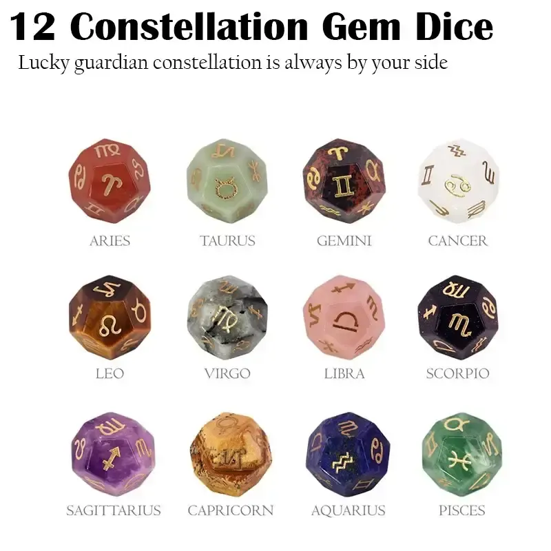Lucky Zodiac Crystal Stone