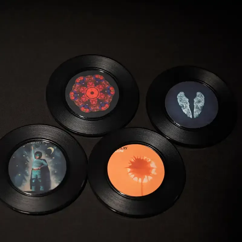 NFC vinyl record fridge magnet