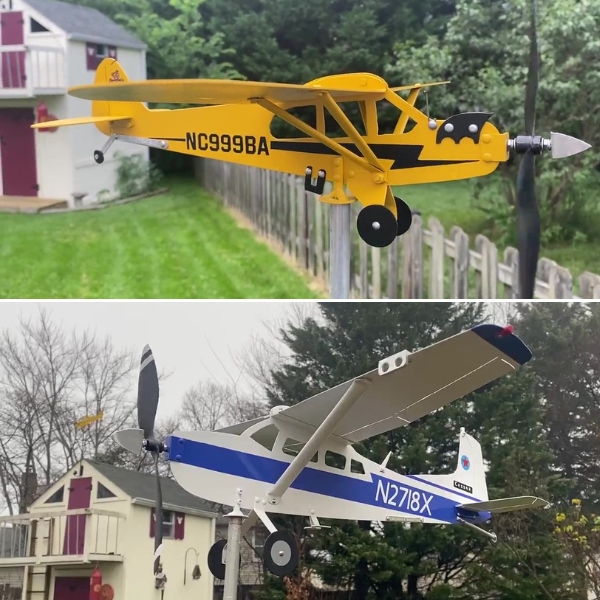 ✈️Handmade Aircraft Windmill Art Garden Wind Spinner