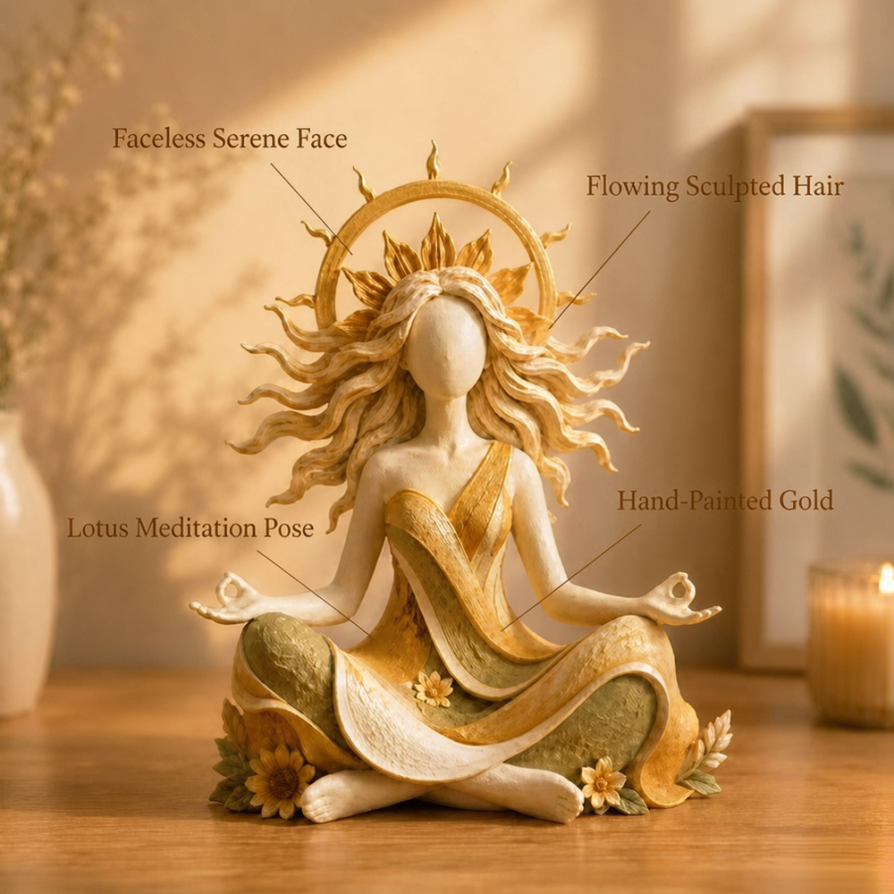 🧘Serenity Growth | Inner Harmony Sculptural Figurine 🌙