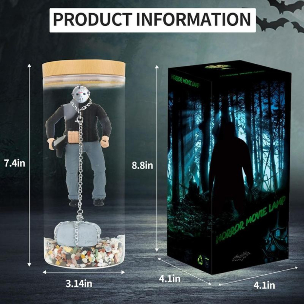 ✨Jason Luminous Water Column Lamp Halloween Decorative Gifts🎁