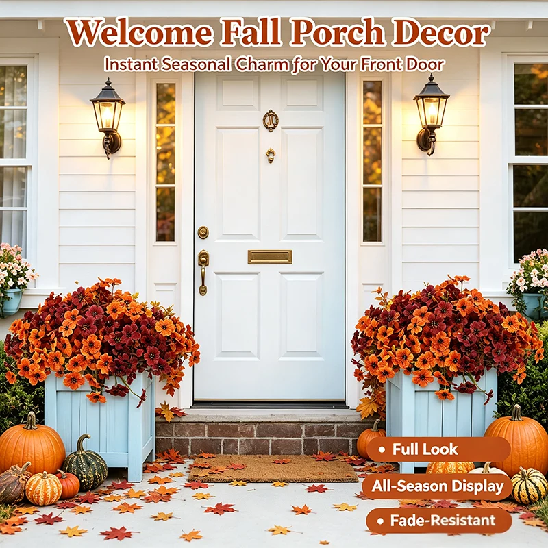Halloween Sale🔥Artificial Lifelike Floral Bundle for Halloween Autumn Decor