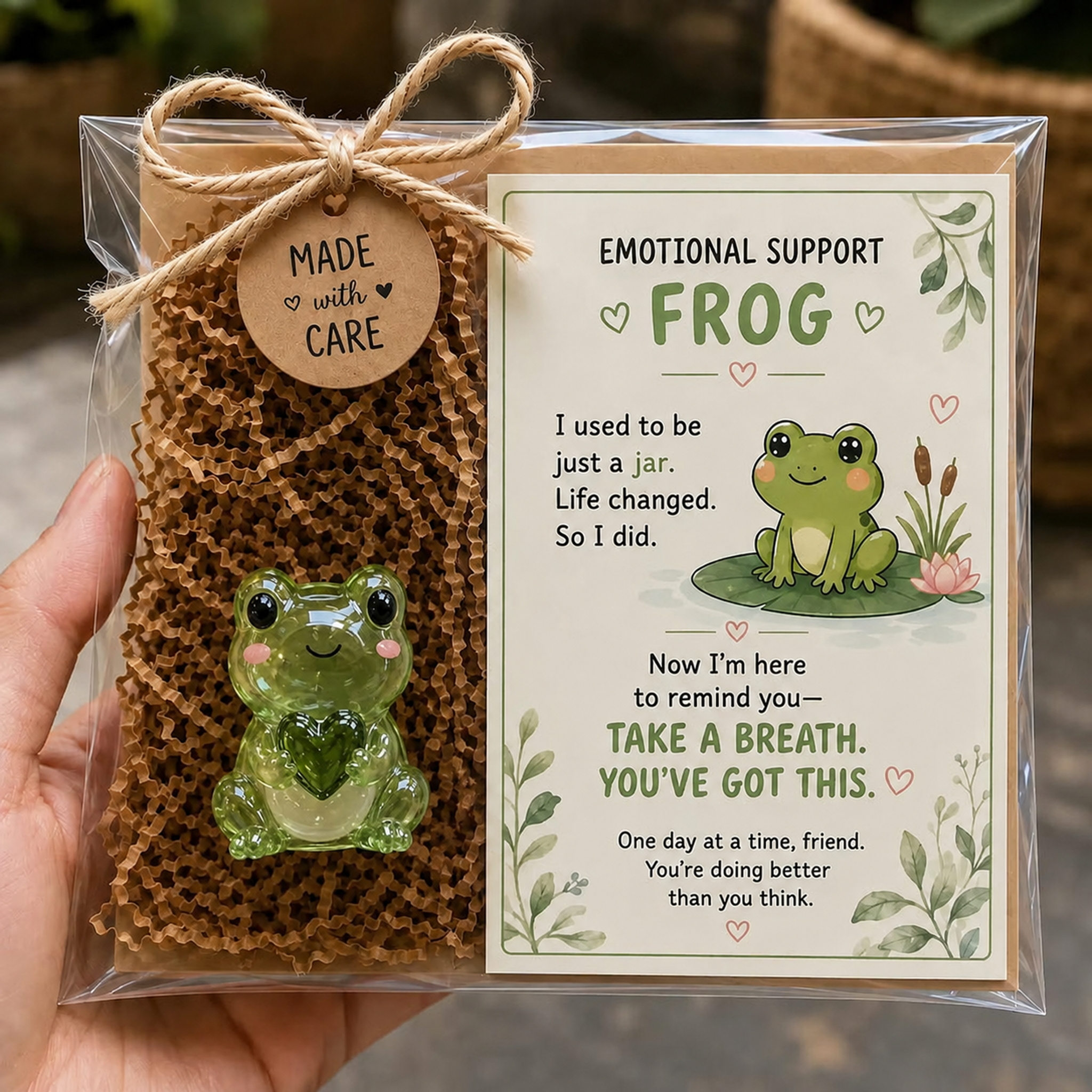 🌸🐝🦛 Emotional Glass Support Animal Gift Set – A Meaningful Little Reminder That You Matter 💕（📦Buy 3 Free Shipping）