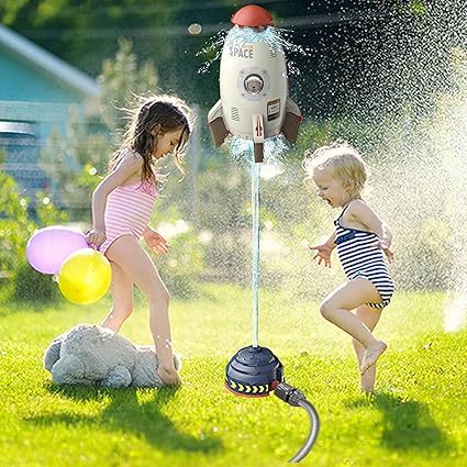 Rocket suspended sprinkler