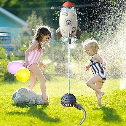 Rocket suspended sprinkler