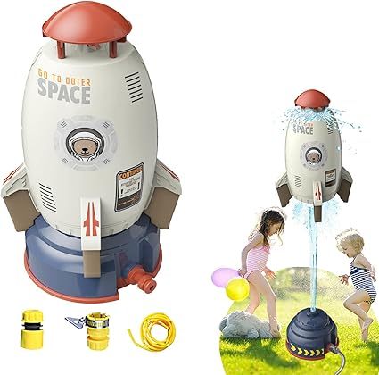 Rocket suspended sprinkler