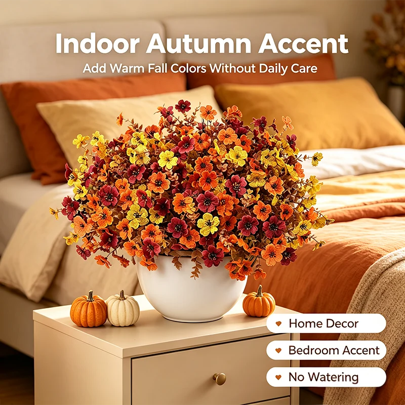 Halloween Sale🔥Artificial Lifelike Floral Bundle for Halloween Autumn Decor