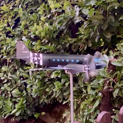 Douglas DC-3 Dakota Aircraft Garden Art Decor