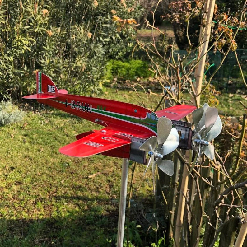 SM 79 Sparviero Aircraft Garden Art Decor