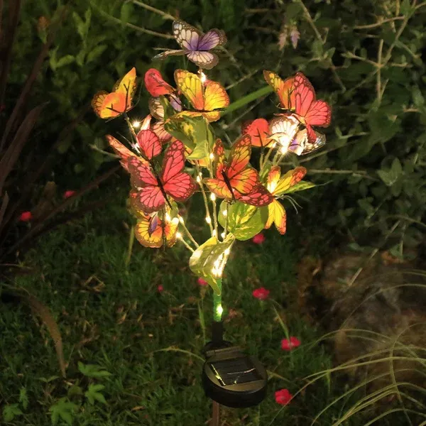 🦋Solar Outdoor Butterfly Lights💐