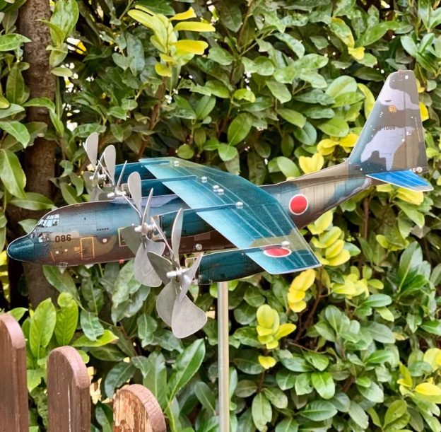 Lockheed C-130 Hercules Aircraft Garden Art Decor