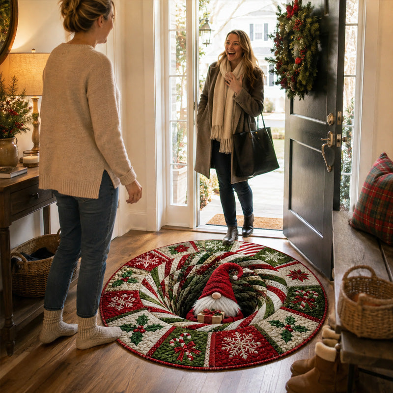 🎄 Festive 3D Christmas Rug | Holiday Decor Rug for Living Room & Home