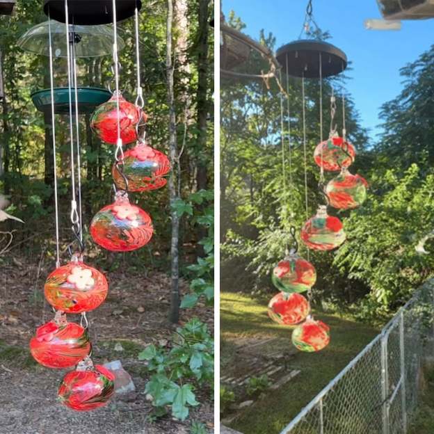 🎉Last Day 70% OFF🎉Charming Wind Chimes Hummingbird feeders