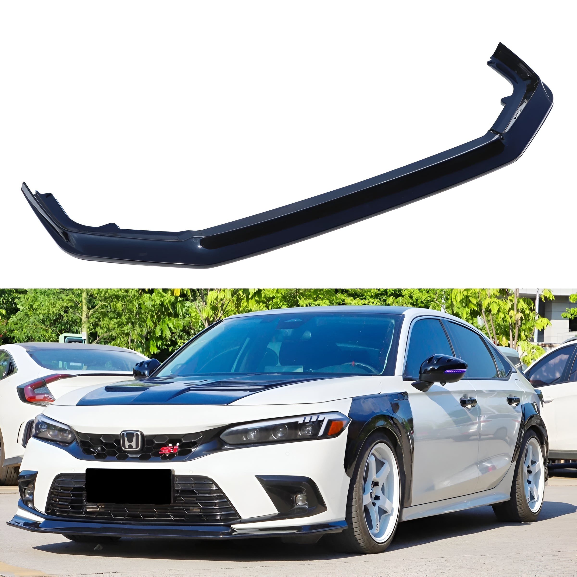 NS Style Front Bumper Lip 2022 2023 Honda Civic 11thgen