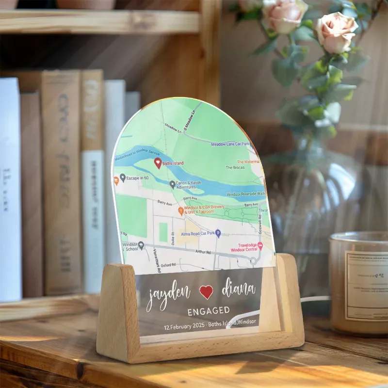 Custom Map Lamp Custom Location Night Light Photo Night Light Gifts for Her