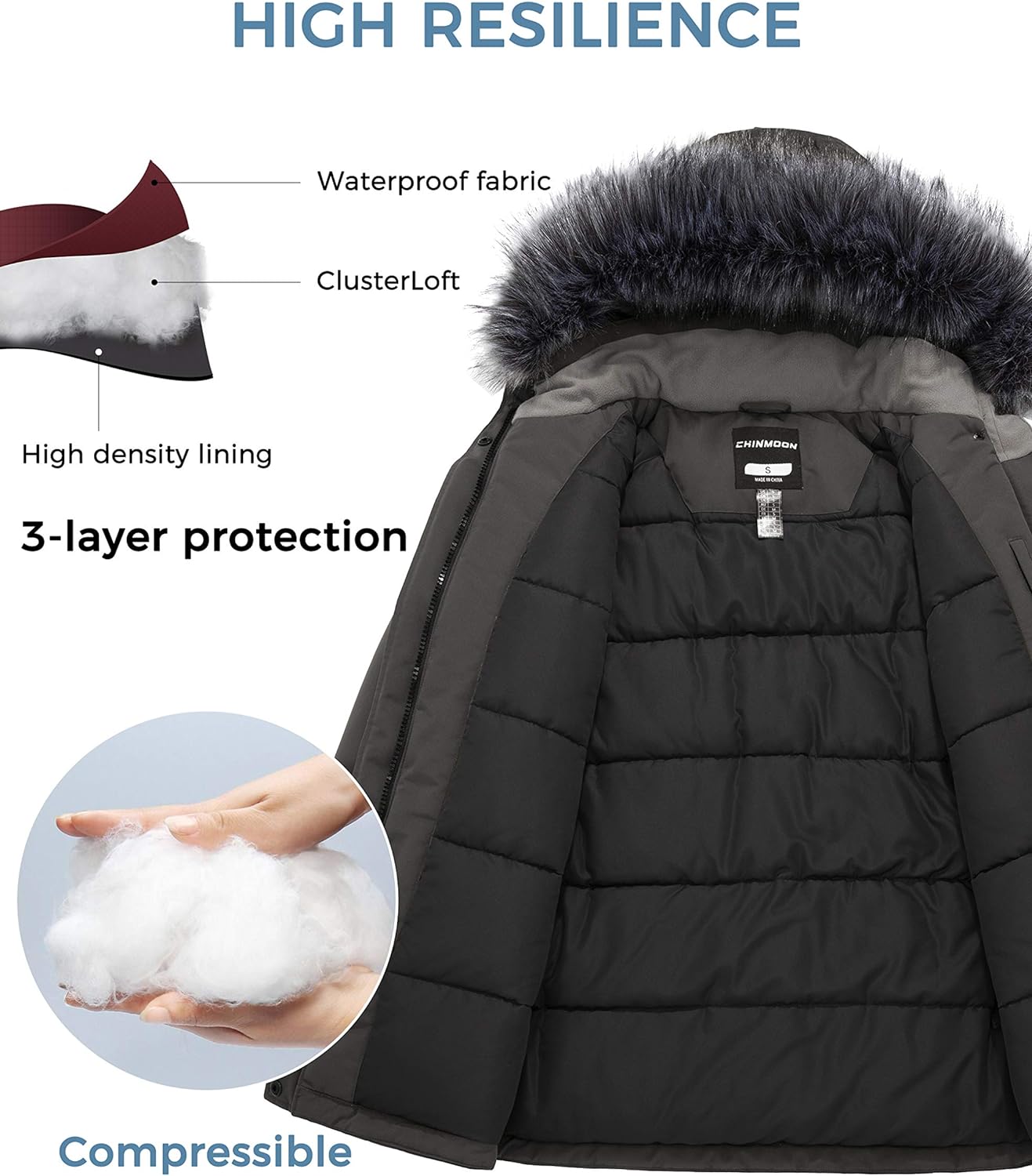 Doudounes imperméables d'hiver THE NORTH FACE - Femme