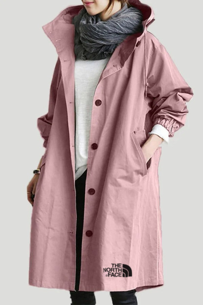 Water Resistant Hooded Windbreaker Rain Jacket