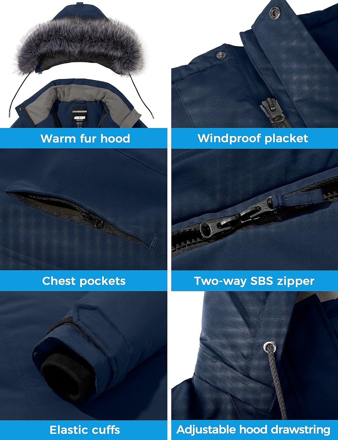 Doudounes imperméables d'hiver THE NORTH FACE - Femme