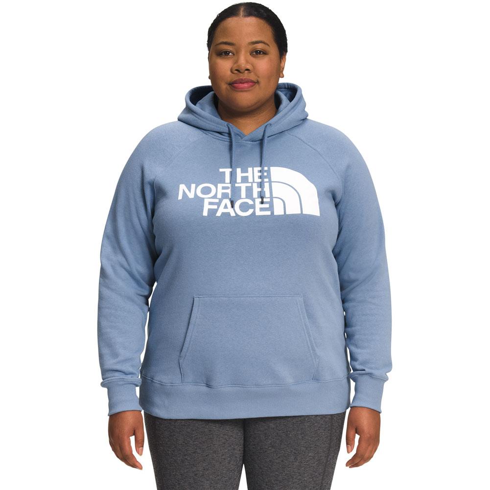 Sudadera con capucha y media cúpula Plus para mujer