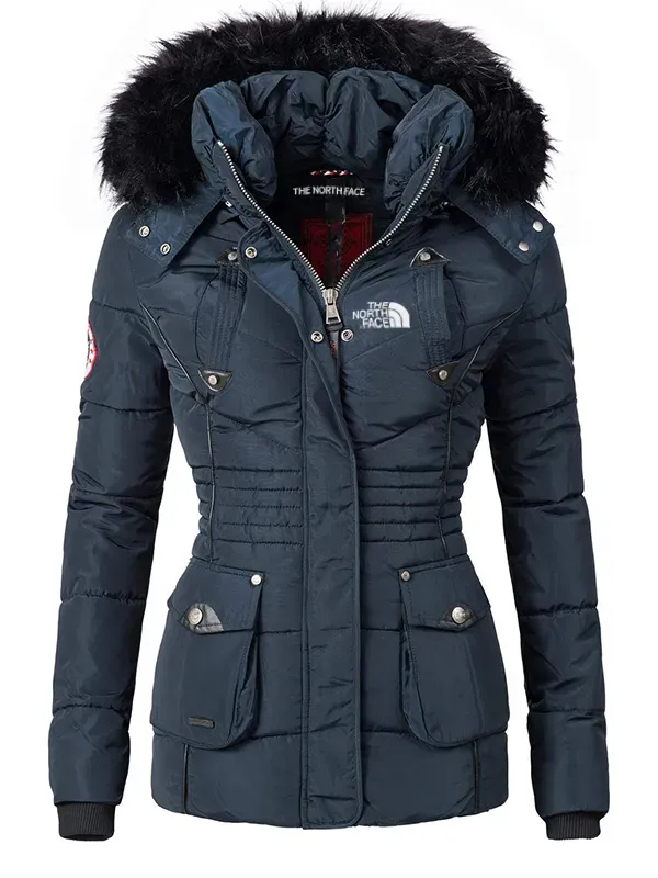 Chaqueta de invierno con capucha - mujer