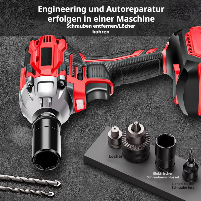 Multifunktionale elektrische Handbohrmaschine