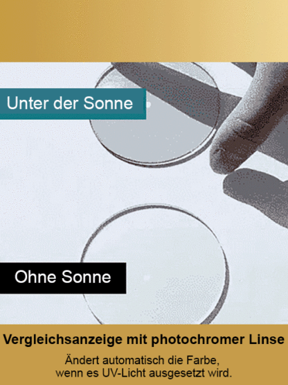 【1,0 bis 10,0 dpt】Selbstfokussierende Lesebrille(Jena-Optik Design) – Ersetzt Lese-, Fern- & Sonnenbrille | Ohne Sehtest | Blaufilter-Schutz!
