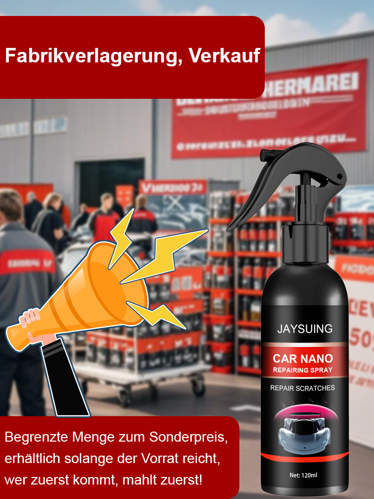 【Jährlich 500 € Beauty-Kosten sparen】Vom Automobilclub empfohlen – Autopflegeprodukt, bringt Ihr Fahrzeug in nur 3 Sekunden wieder wie neu, hält bis zu 180 Tage