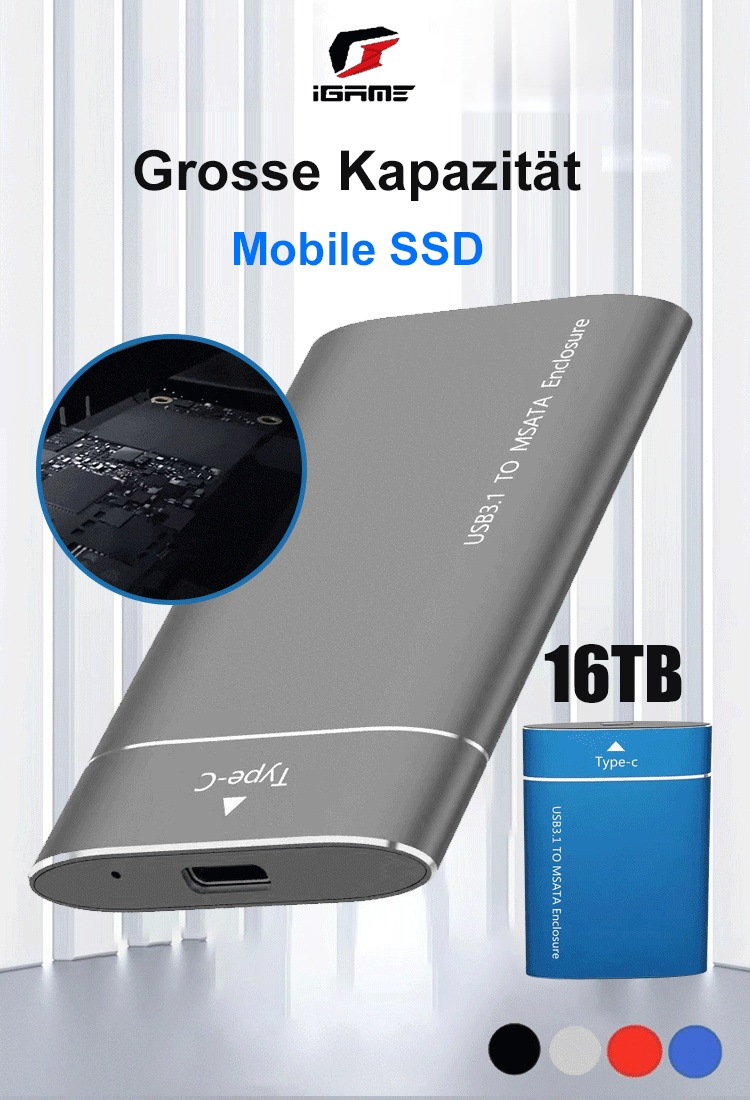 Die größte Sparchance aller Zeiten: 16TB professionelle externe SSD, direkt zum Fabrikpreis – nur noch 140 Stück auf Lager!