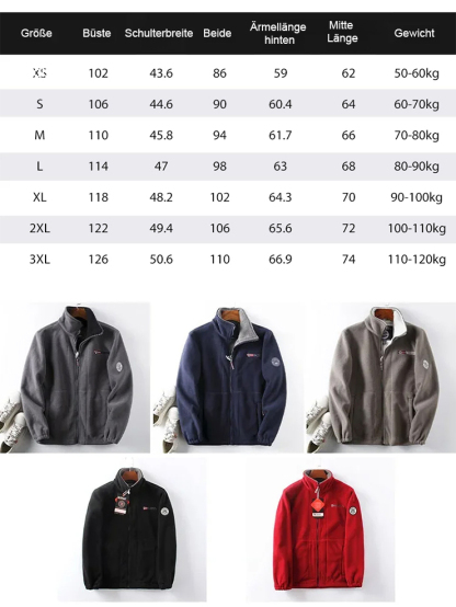 Norwegische Outdoor-Premiummarke【Zweiseitige Fleece-Jacke】99% Kaschmir