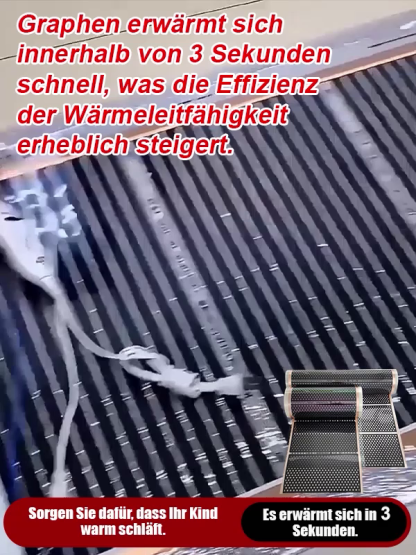 Graphen-Heizfolie – 1 kWh/Tag Ultra-Spargarantie sowie 30-Sekunden-Sofortwärme ohne Montage.