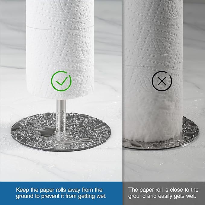 Toilettenpapierhalter Ständer, Toilettenpapierständer mit Reservefunktion, Toilettenpapierständer aus Edelstahl zur Aufbewahrung von Ersatzrollen im Badezimmer und auf der Toilette, fasst 5–6 Rollen