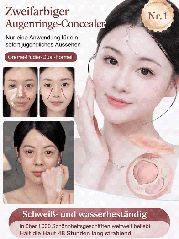 Sofort-Effekt⚡10 Jahre jünger in 1 Sekunde – Die 2-in-1 Palette gegen Augenringe & Nasolabialfalten⚡1+1 GRATIS🍃Zu 100% sicher für empfindliche Haut!