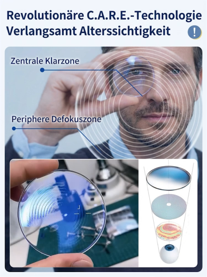 【Fern- und Nahbereich】Intelligente rahmenlose Lesebrille