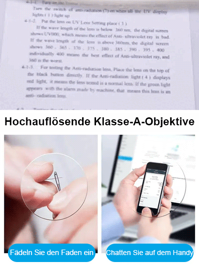【1,0 bis 10,0 dpt】Selbstfokussierende Lesebrille(Jena-Optik Design) – Ersetzt Lese-, Fern- & Sonnenbrille | Ohne Sehtest | Blaufilter-Schutz!