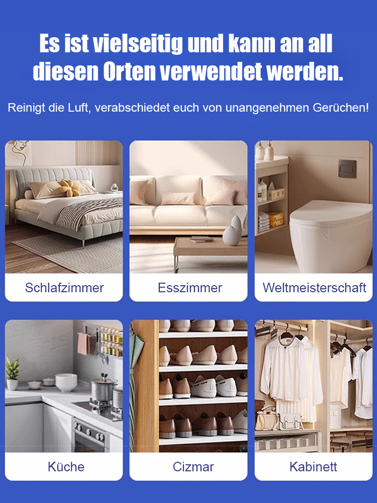 Original Münchener Anti-Staub Gel-Box – Absorbiert Staub, Gerücheautomatisch (Ohne Strom, 100% Pflanzlich) | Reicht für 80m², Sicher für Kinder, Babys.