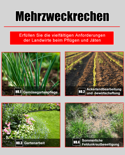 Original Japan Tsubame-Sanjo Premium Manganstahl-Rechen⚡80% schnelleres Unkrautjäten ohne Rückenschmerzen (Getestet in München, Spart 3 Stunden täglich)