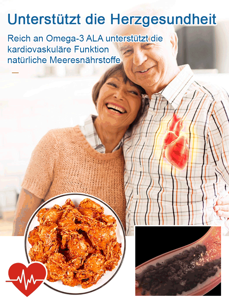 Würzige Krabben-Snacks – sofort verzehrfertig, mit hohem Eiweiß- und niedrigem Natriumgehalt.