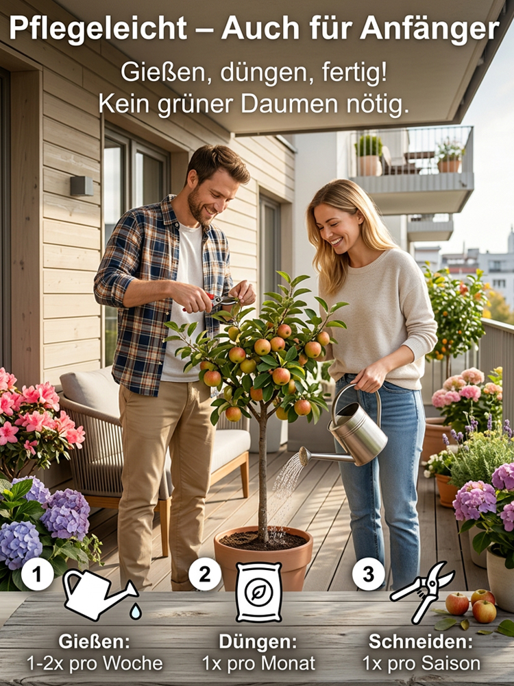 ✨Der originale Bio-Braeburn Zwergapfelbaum ausDresden✨Jetzt pflanzen, schon im Herbst 30kg ernten🍎1000x leckerer als aus dem Supermarkt!