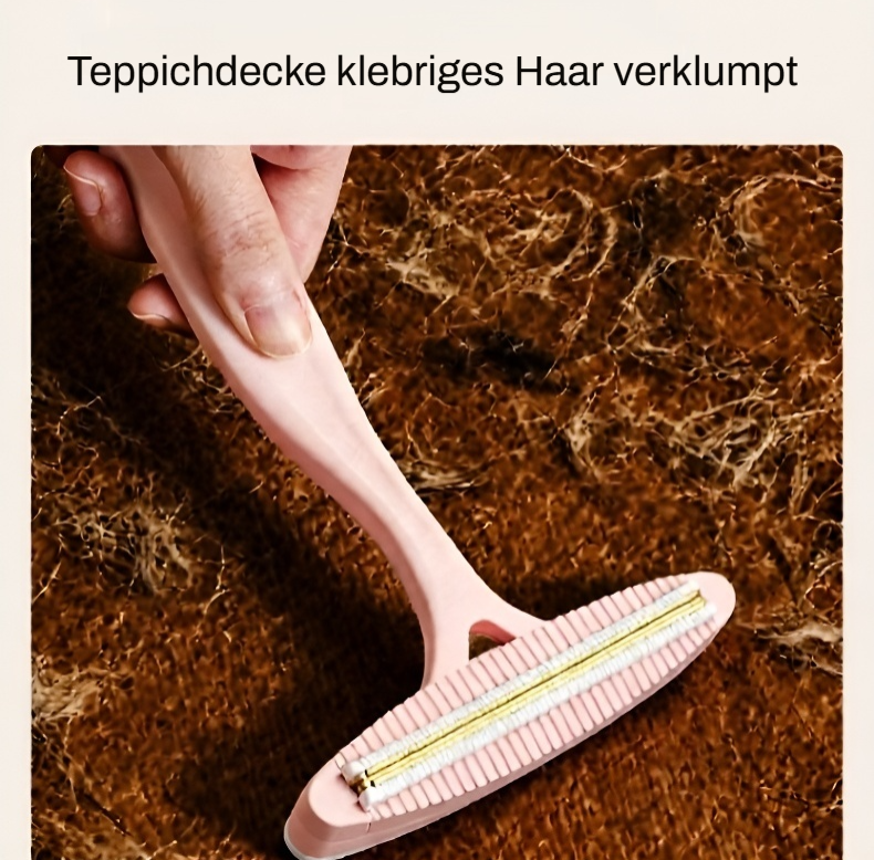 Ergonomischer Griff des zweiseitigen Fusselentferners