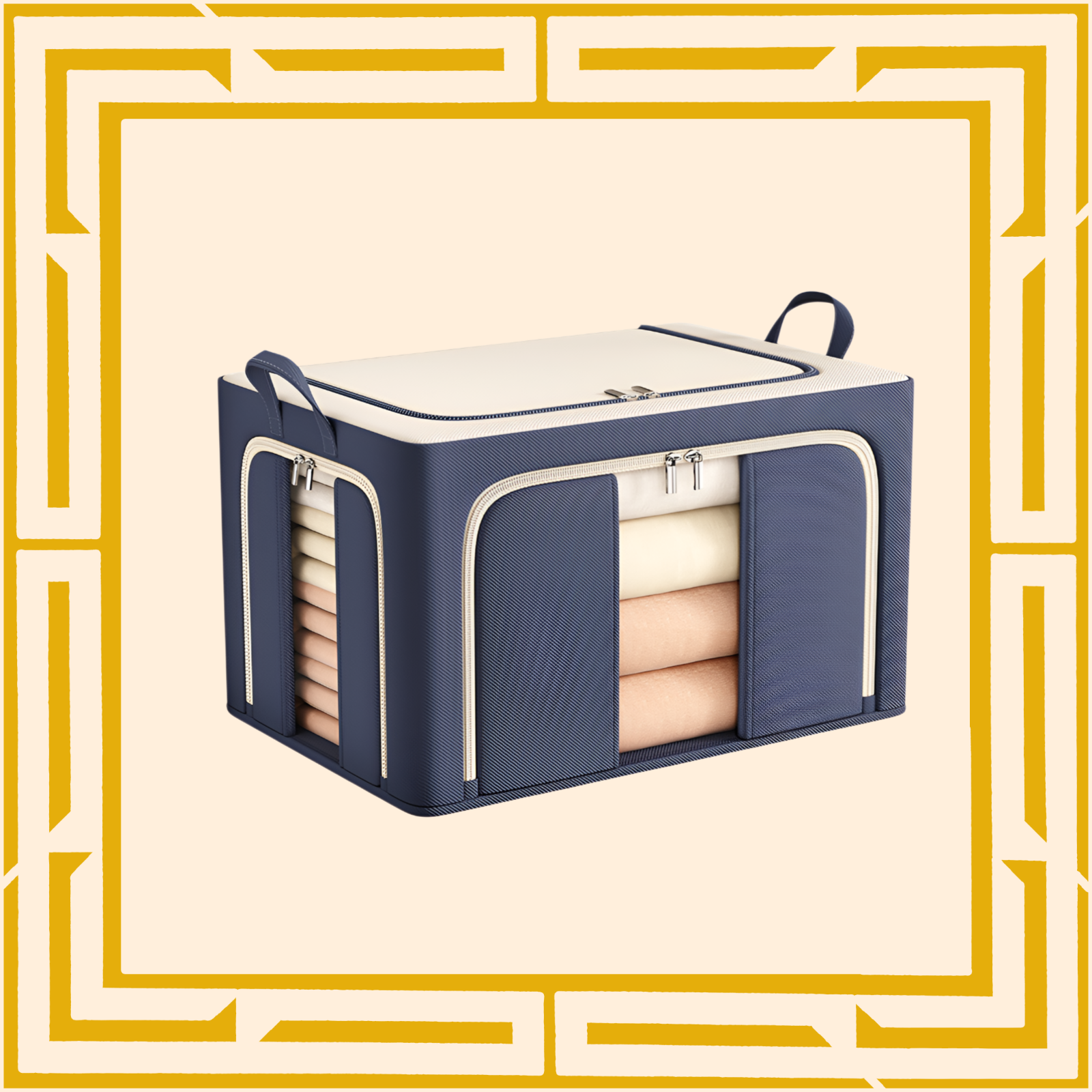 Faltbare Kleidungslagerbox mit viel Platz 