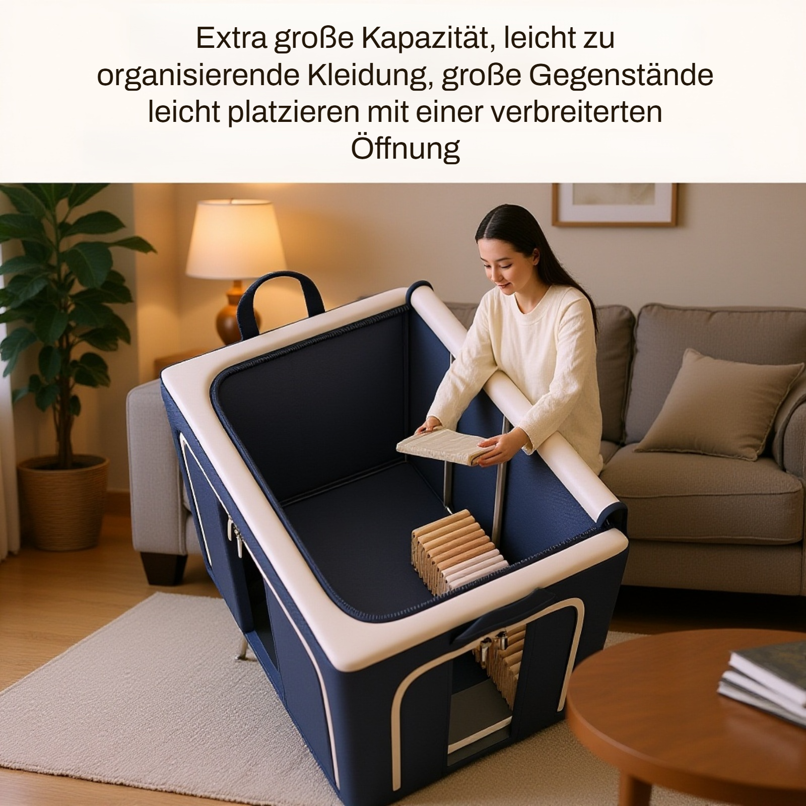 Große Aufbewahrungsbox für Kleidung