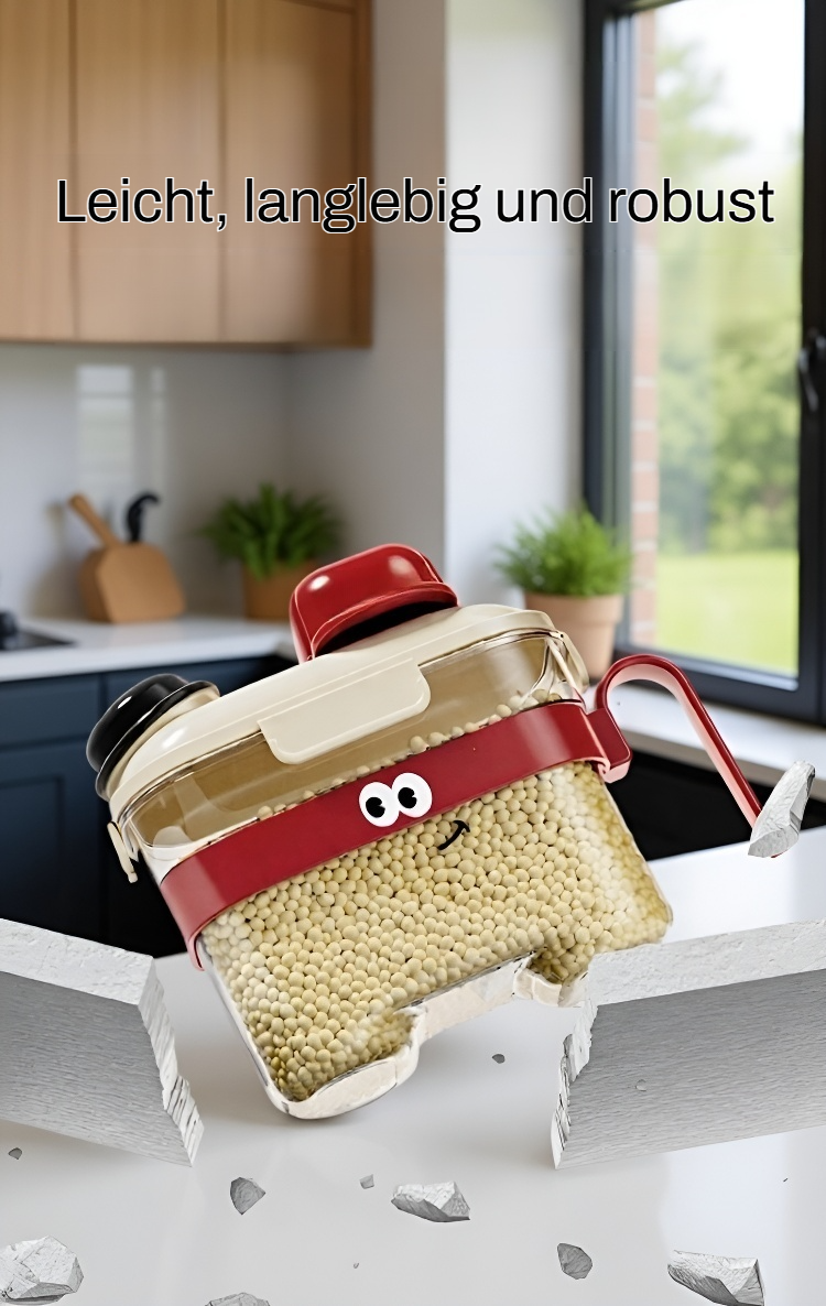 Praktische Küchendose für Mehl, Reis und Haferflocken