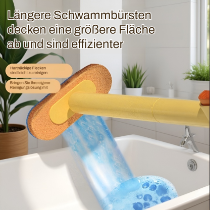 Wandmontierte Toilettenbürste für den Haushalt, ohne tote Winkel