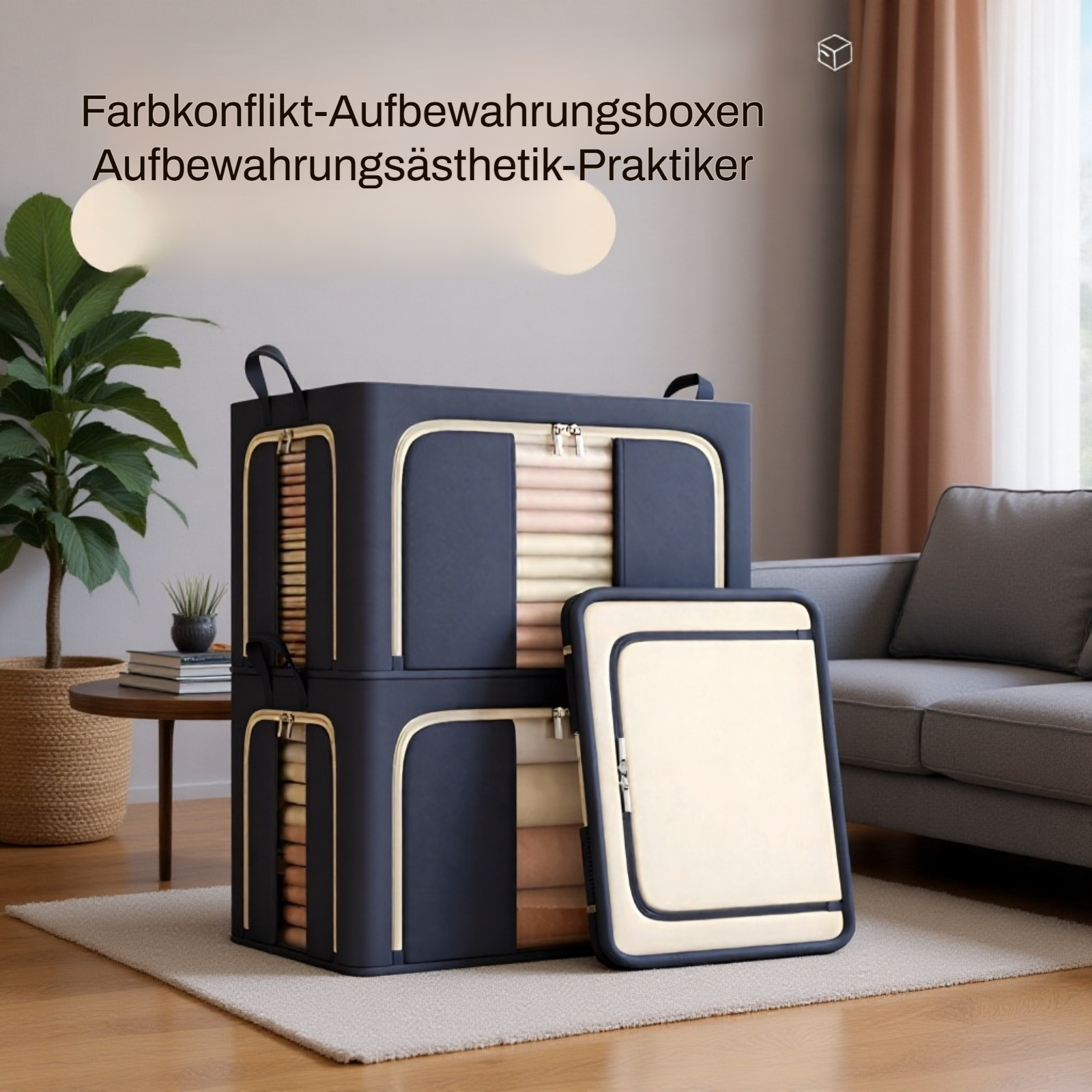 Faltbare Kleidungslagerbox mit viel Platz