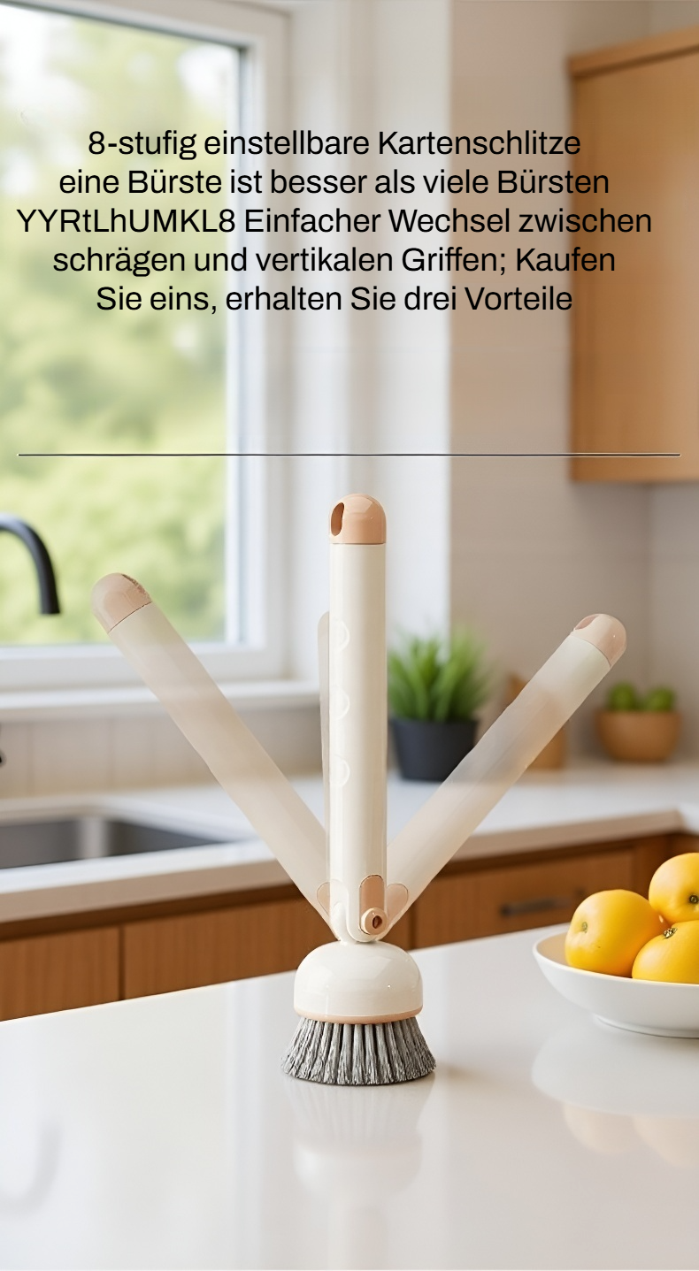 Ergonomische Spülbürste für den Haushalt