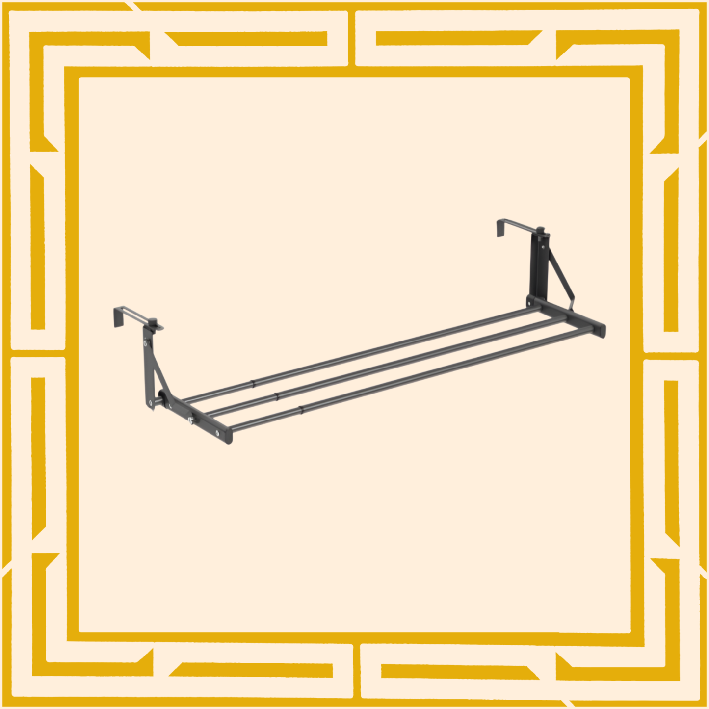 Faltbarer Wäscheständer für Heizkörper