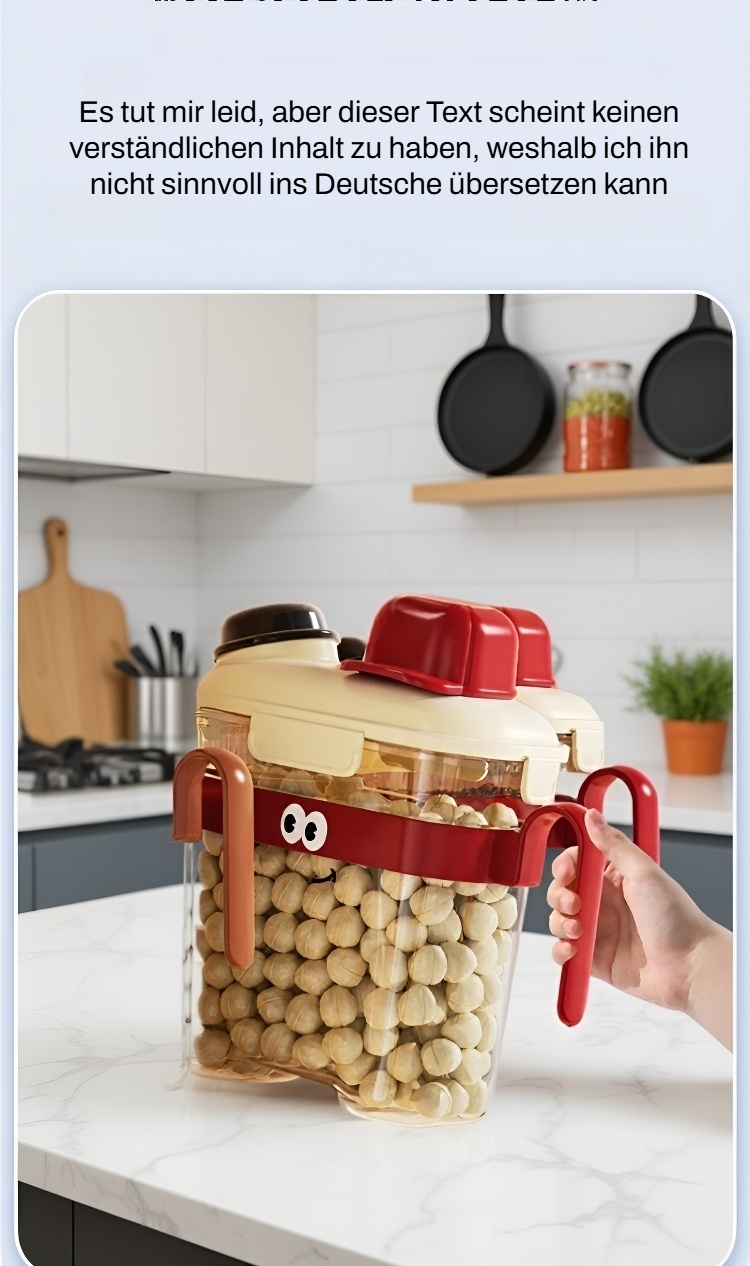 Lebensmittelaufbewahrung luftdicht und feuchtigkeitsbeständig