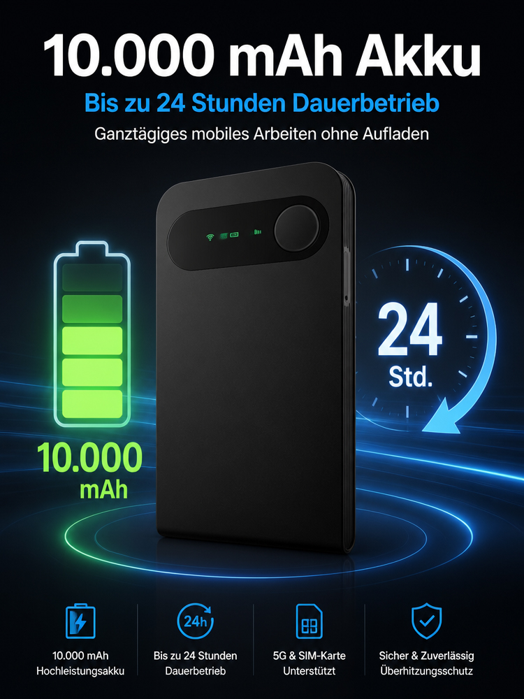 Tragbares Satelliten-WLAN ✨ 100% kostenlos ohne Abo
